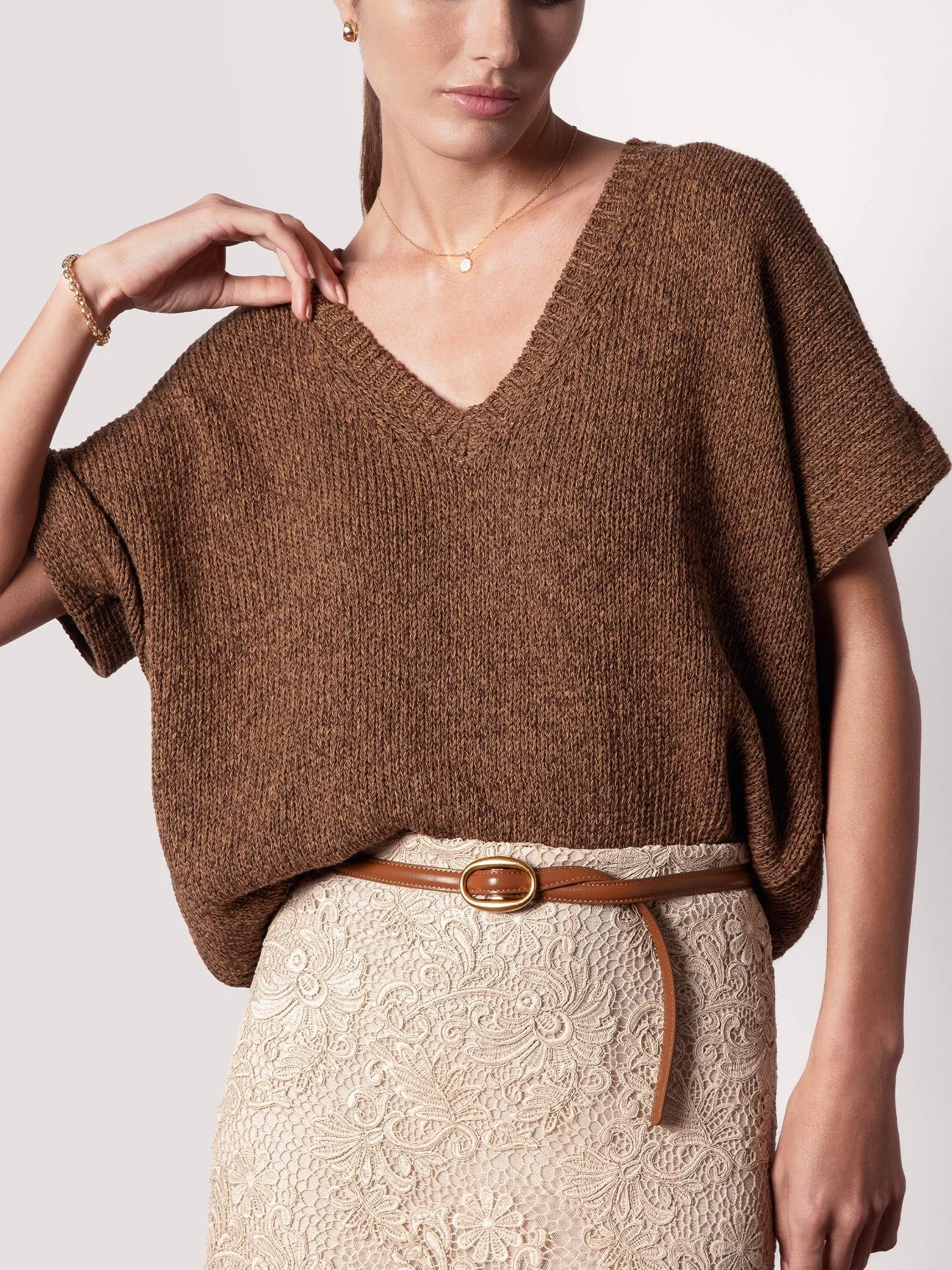 The Gaia Marled Tee - 1