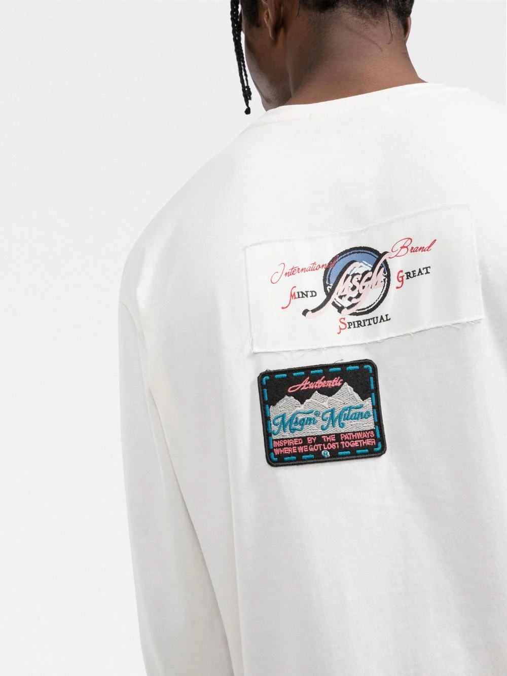 patch detail sweatshirt - 5