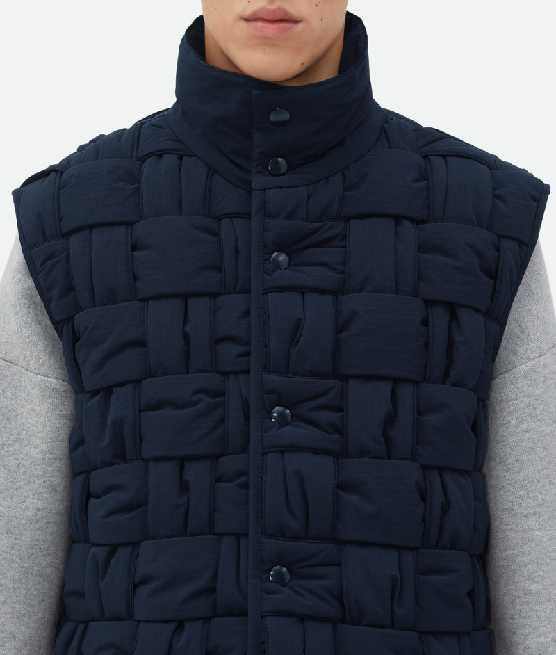 Tech Nylon Intrecciato Gilet 4