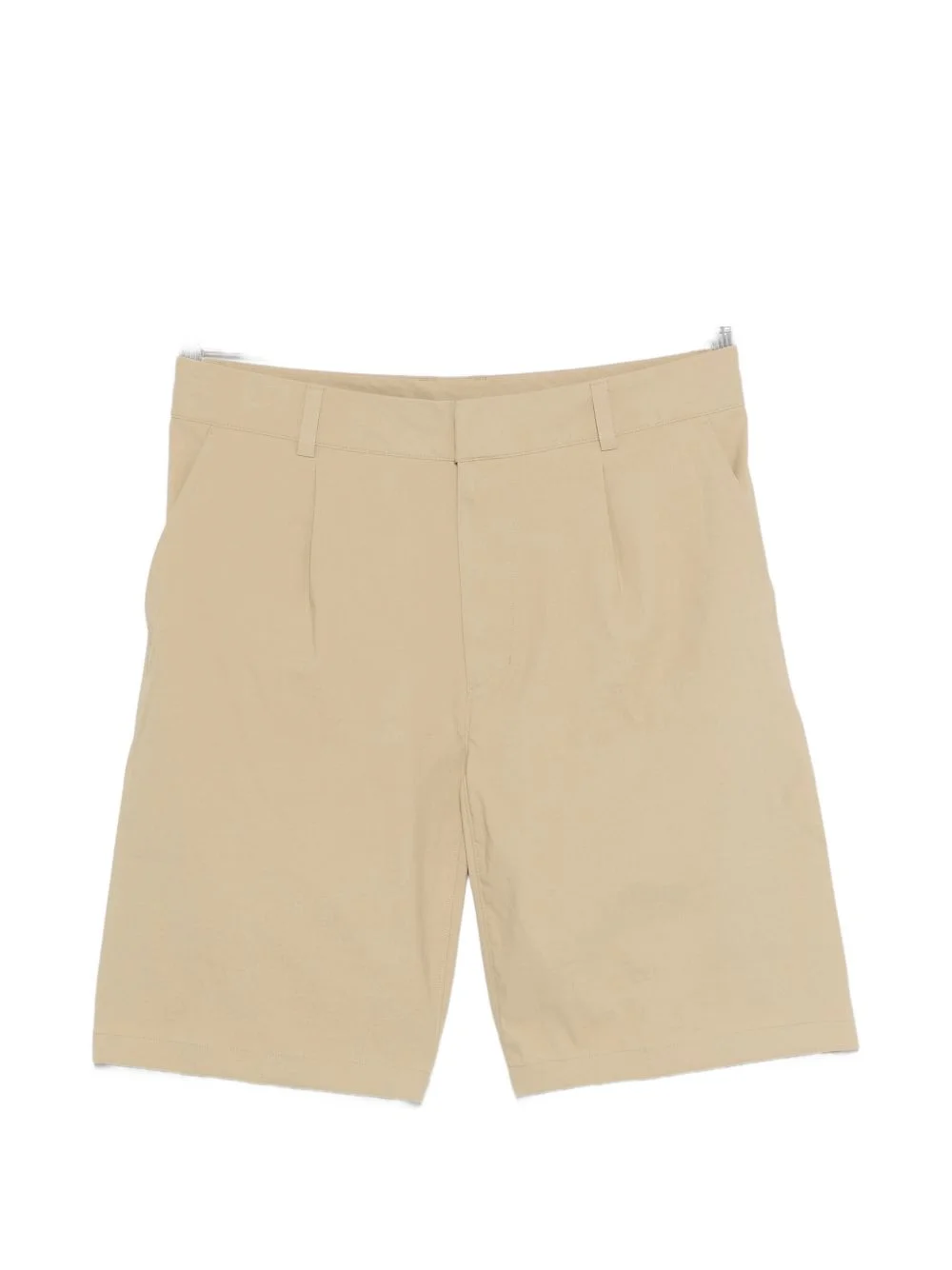 pleated bermuda shorts - 1