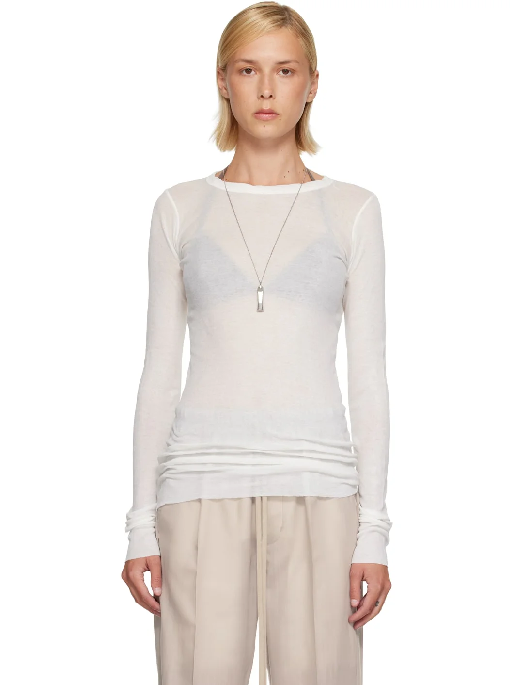 Off-White Tower Rib LS T-shirt - 1