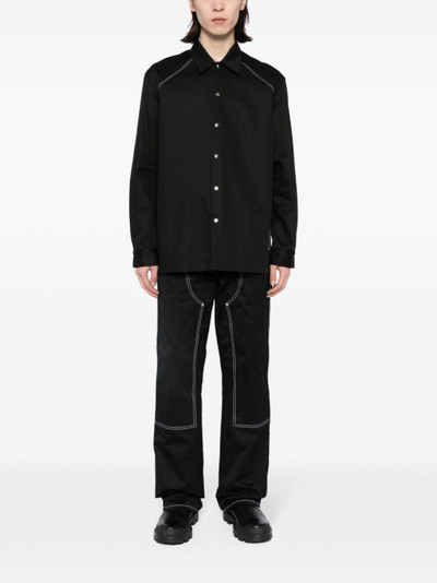 OAMC contrast-stitching button-up shirt outlook
