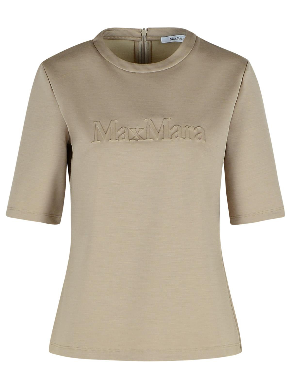 Max Mara 'Peter' Beige Wool T-Shirt Women - 1