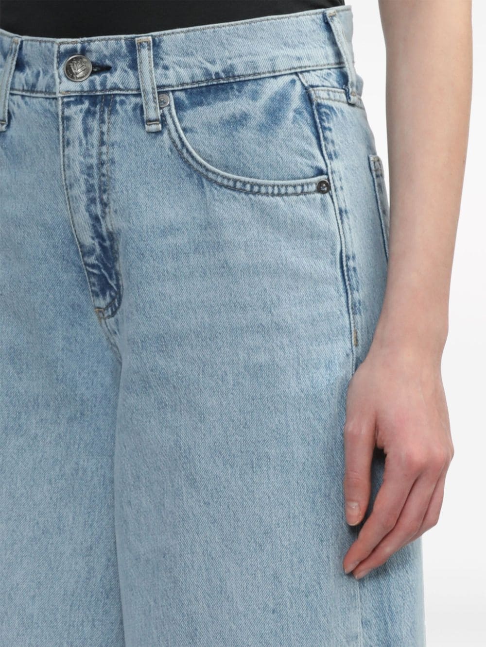 Sofie high-rise wide-leg jeans - 5