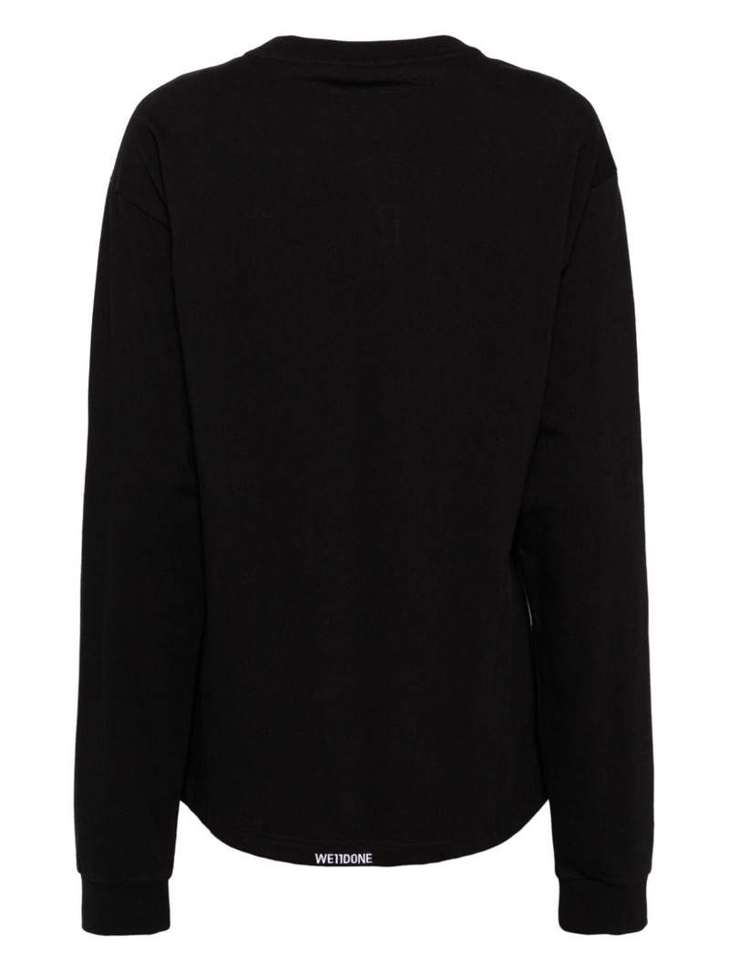 We11done Pearl Bear long sleeve T-shirt outlook
