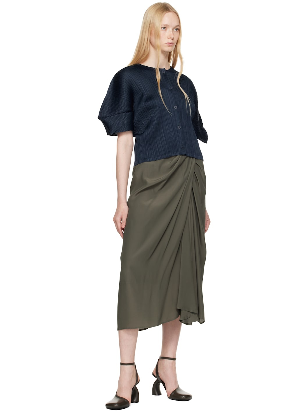 Navy Monthly Colors April Cardigan - 4