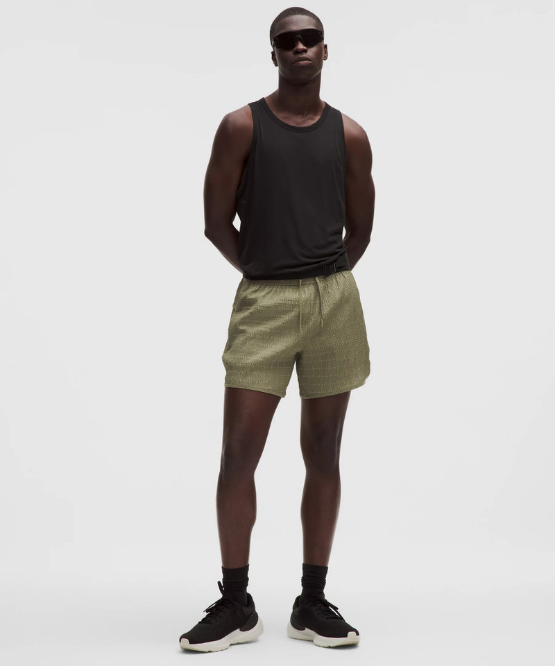 lululemon Mile Maker Lined Short 6" *Reflective outlook