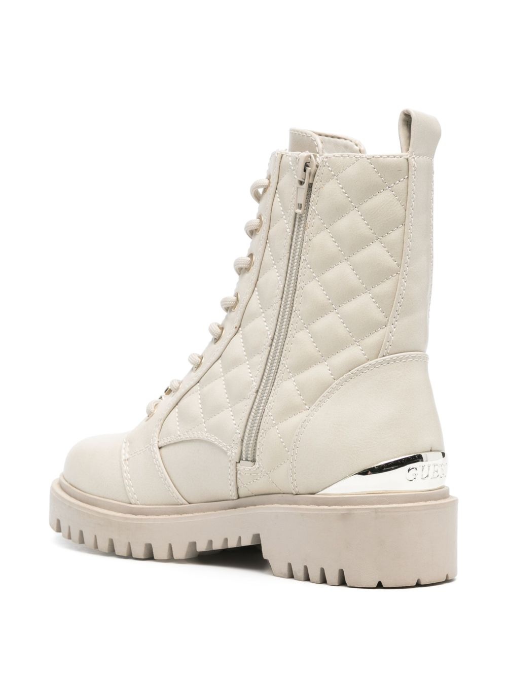 diamond-quilted ankle boots - 3
