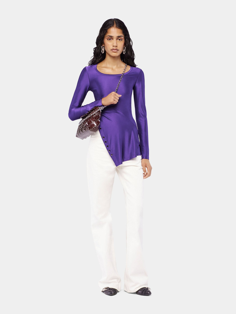 rabanne DRAPED JERSEY TOP outlook