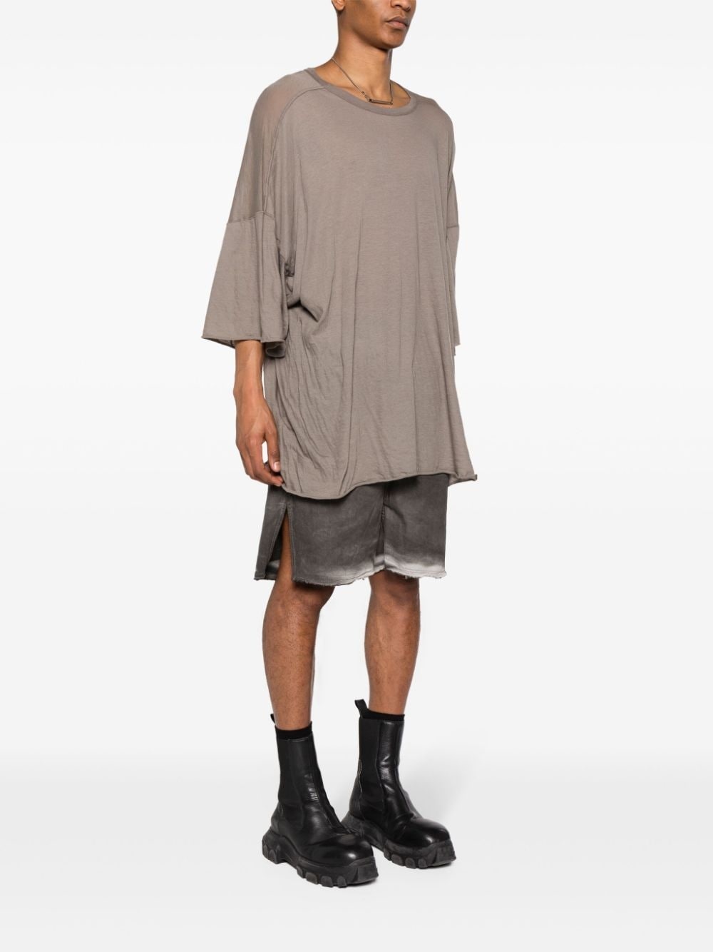 drop-shoulder organic cotton T-shirt - 3