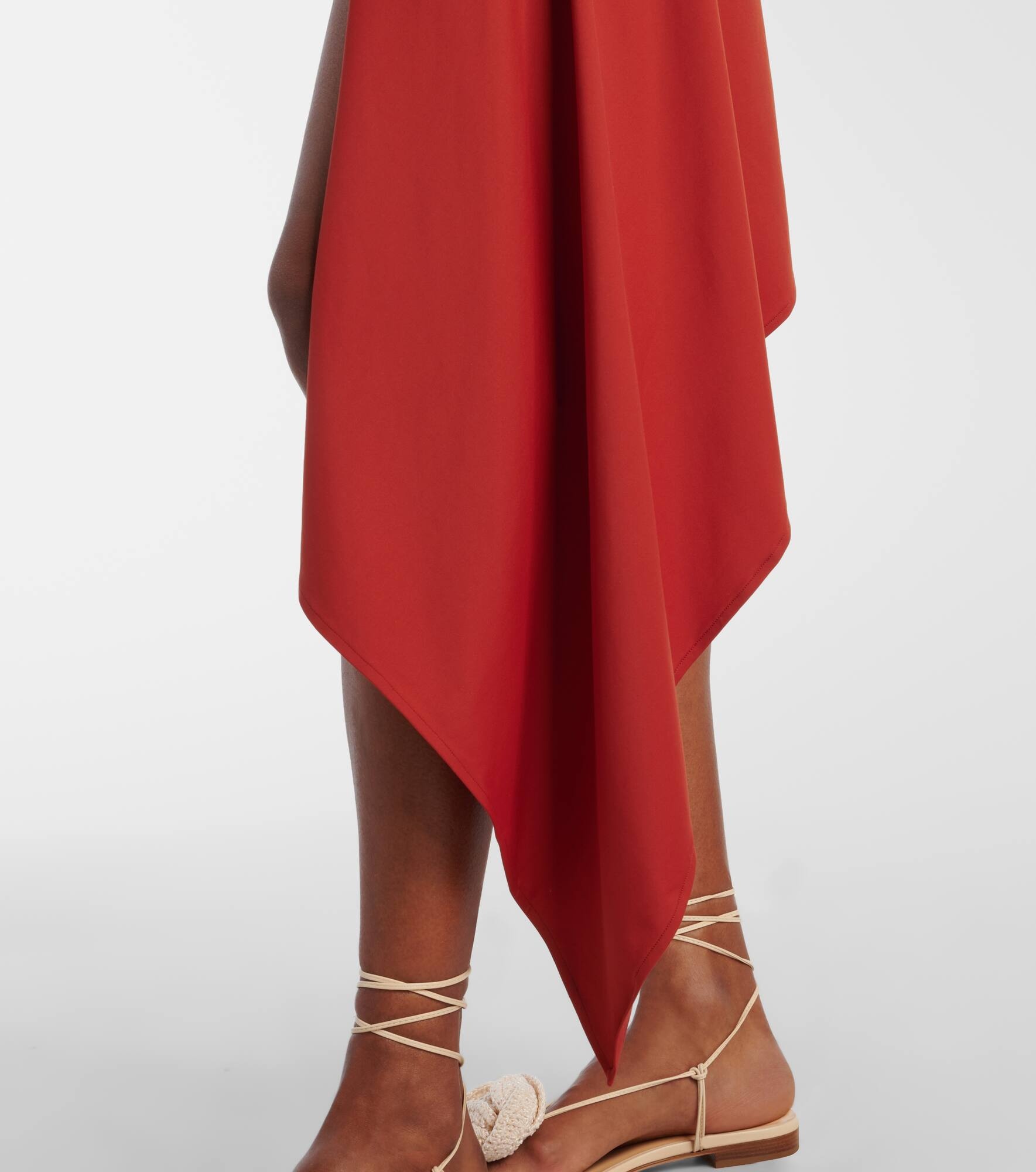 Asymmetrical beach cover-up - 5