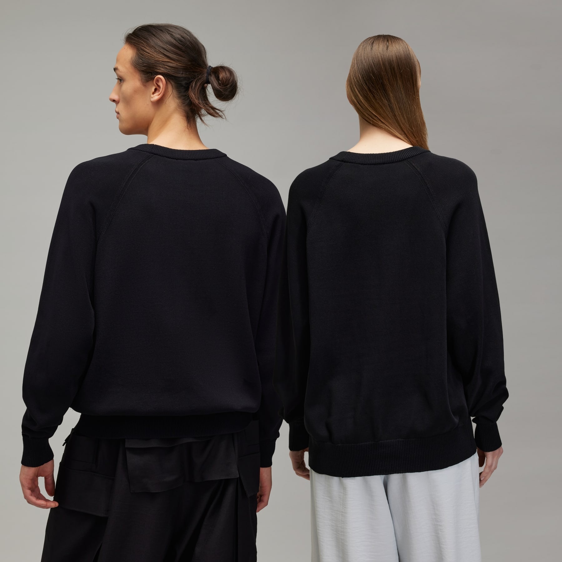 Y-3 Logo Knit Crew Sweatshirt - 4