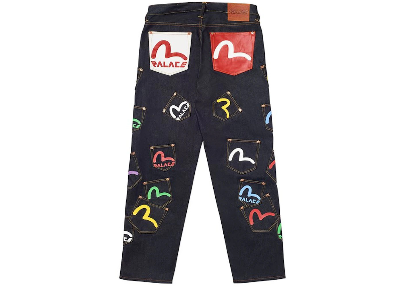 Palace Evisu Multi Pocket Jean Indigo - 2