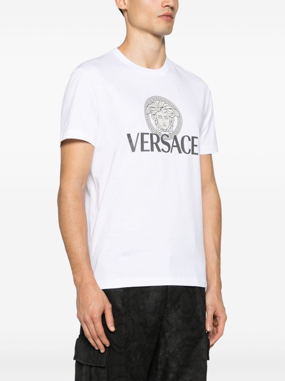 Medusa Head-print cotton T-shirt - 3