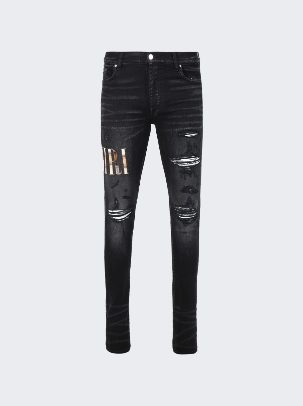 Flannel Core Logo Jean Aged Black - 1