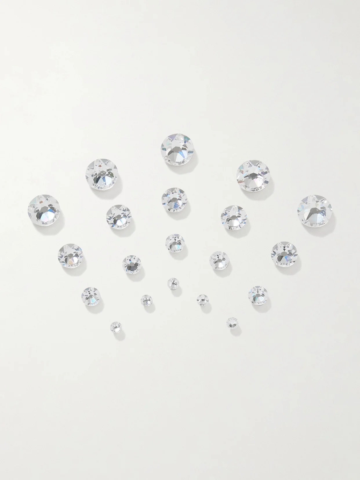 Kira Set Of 10 Crystal Hair Magnets - 1