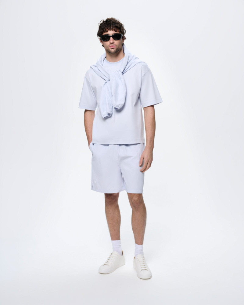 Mens Interlock Oversized T-Shirt - Ice Grey 3
