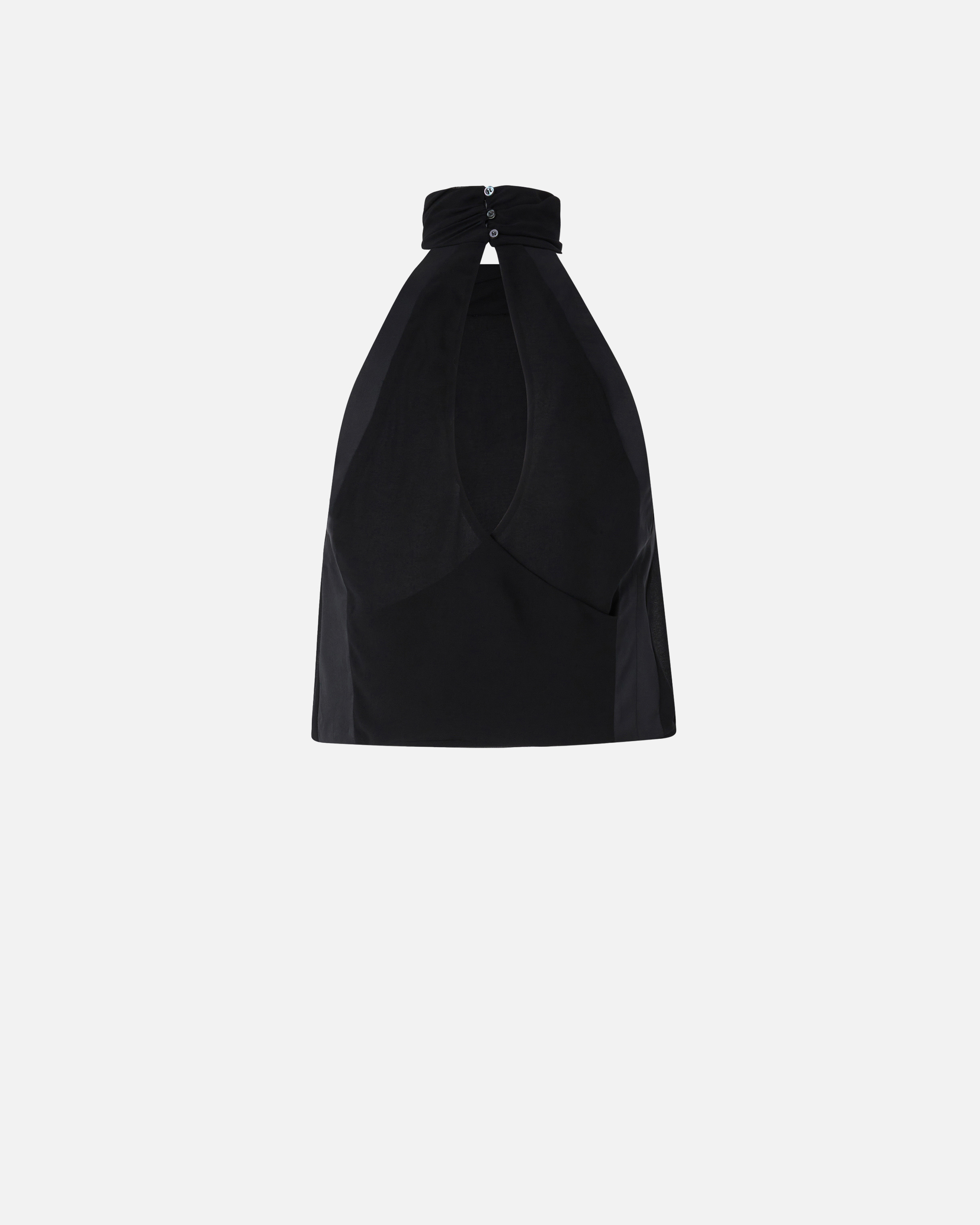 HALTERNECK TOP WITH REAR OPENING - 6