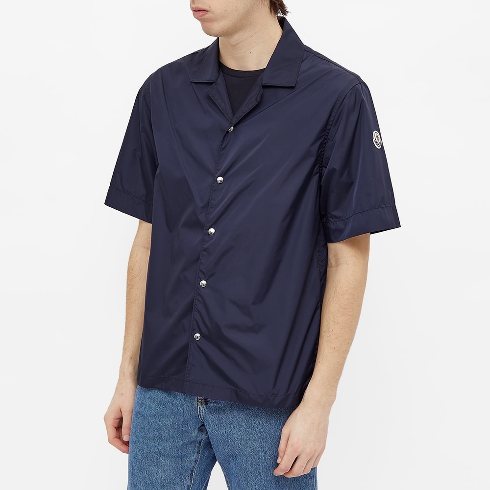 Moncler Patch Logo Nylon Vacation Shirt - 4