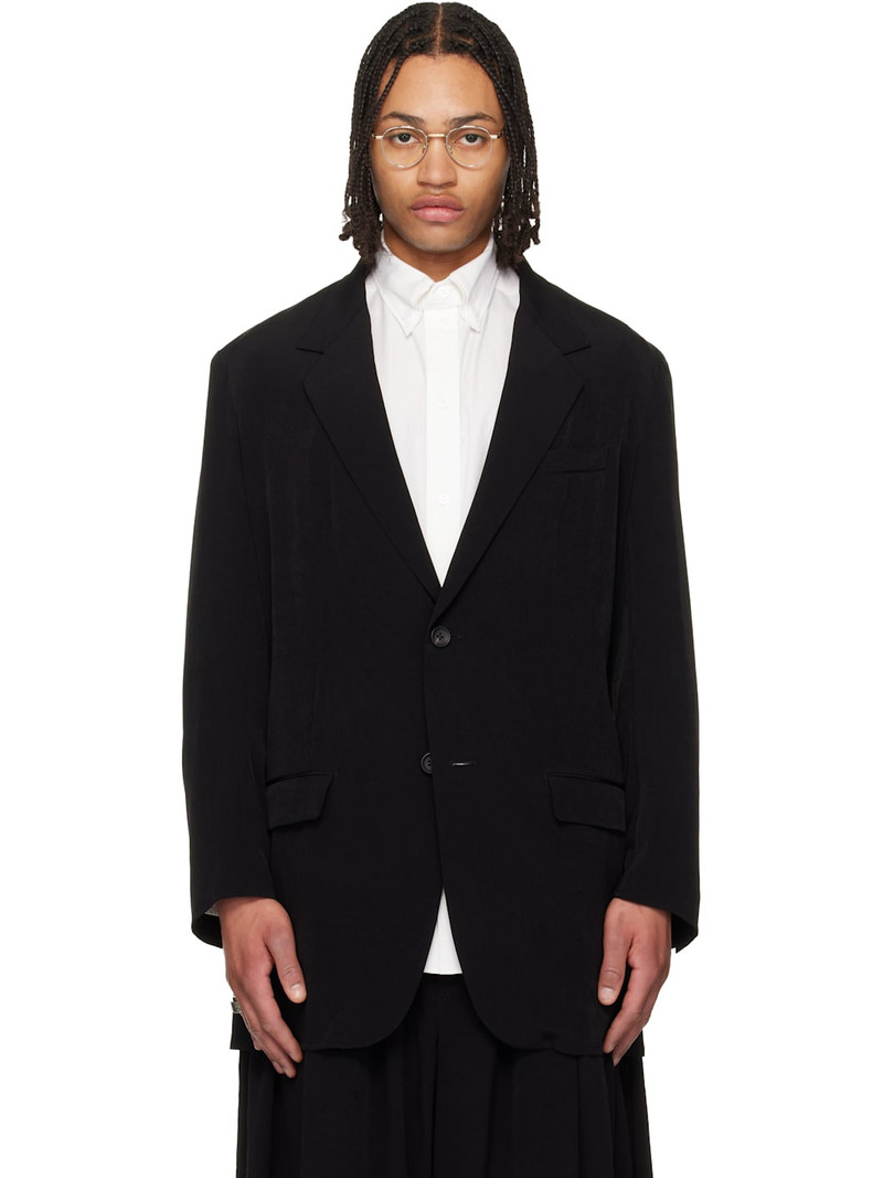 Black TA Tuxedo 2 Buttons Blazer 1