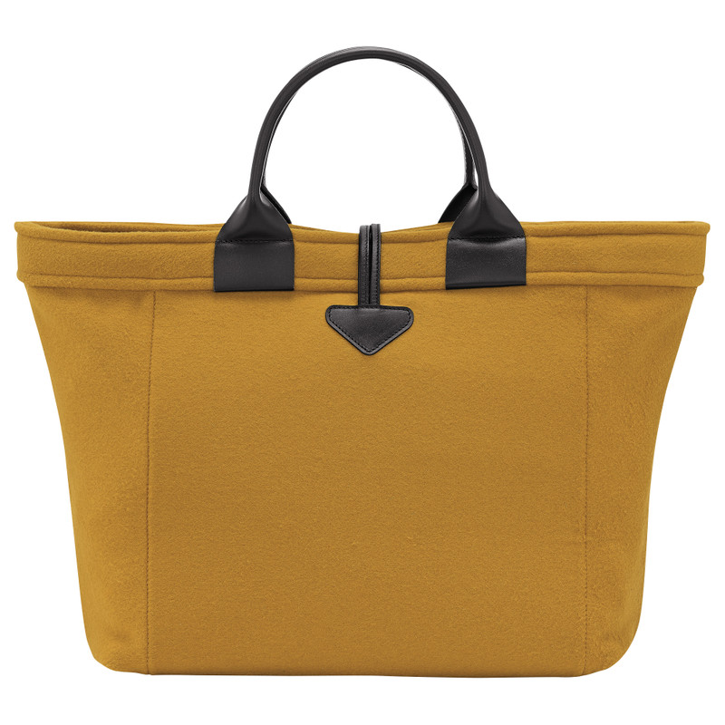 Le Roseau L Tote bag Nutmeg - Canvas 3