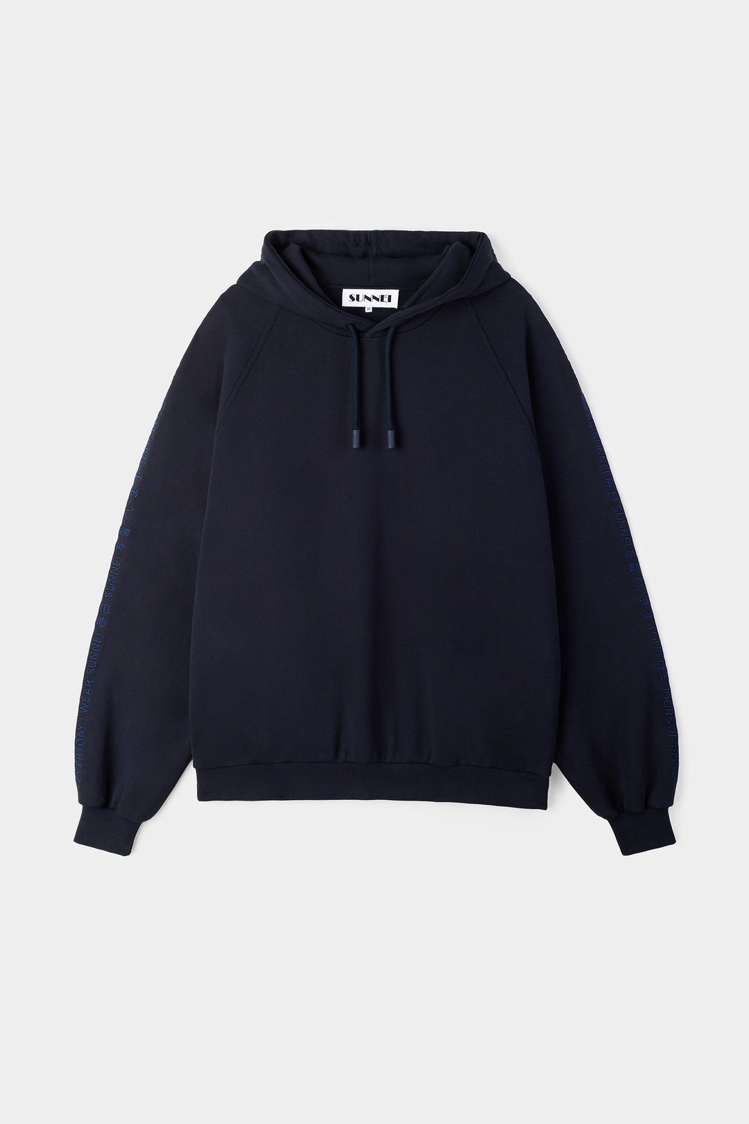 EMBROIDERED EIWS HOODIE / blue SUNNEI - 2
