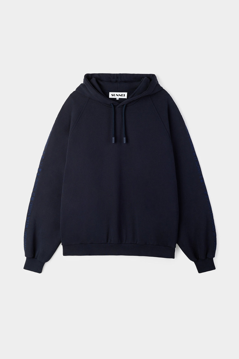 SUNNEI EMBROIDERED EIWS HOODIE / blue SUNNEI outlook