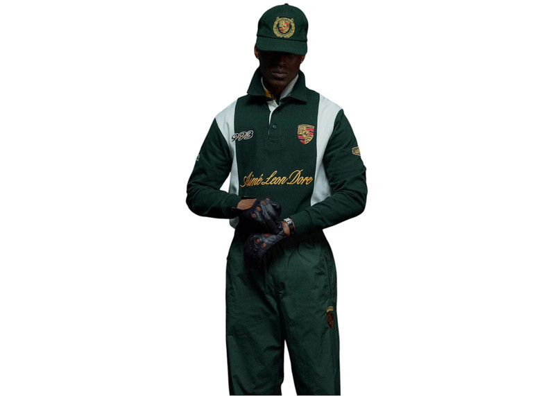 AIMÉ LEON DORE Aime Leon Dore x Porsche 993 Turbo Wool Wreath Hat British Racing Green outlook