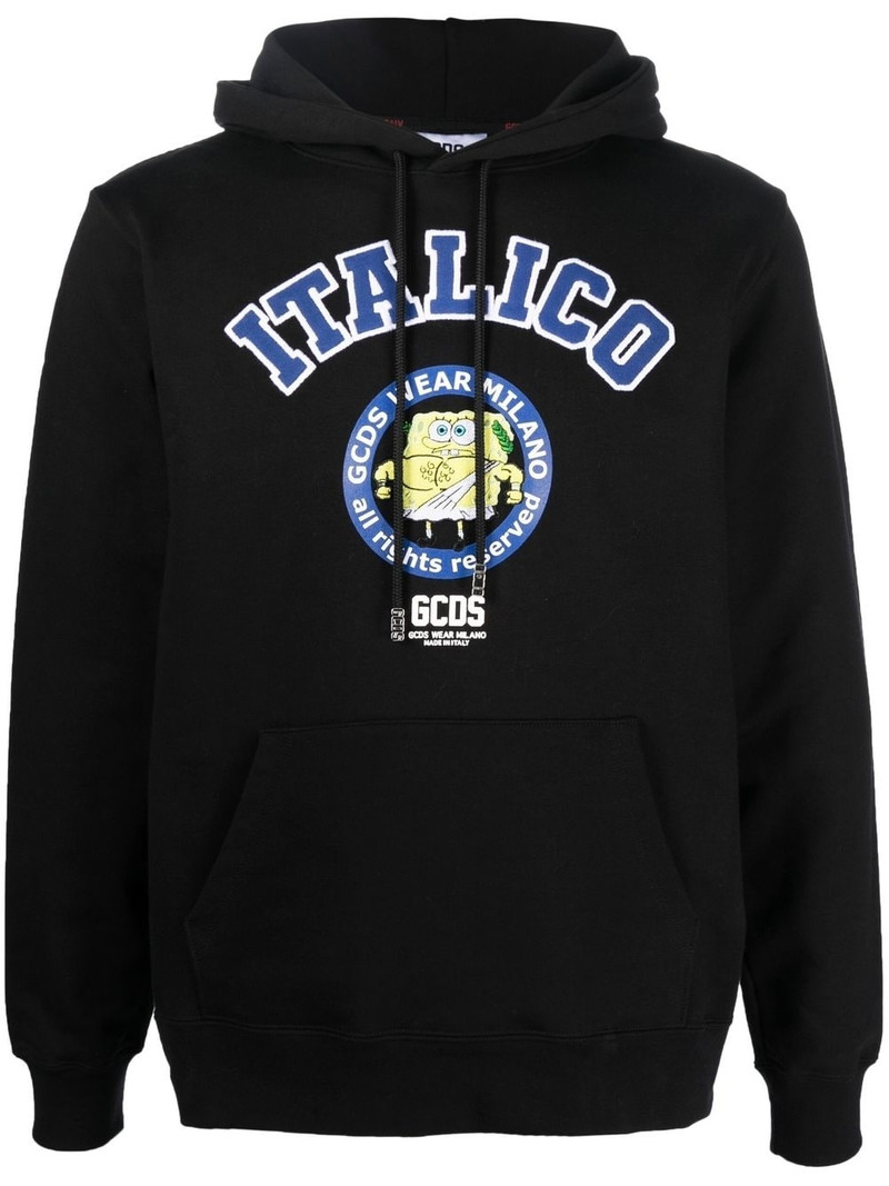 graphic-print hoodie 1