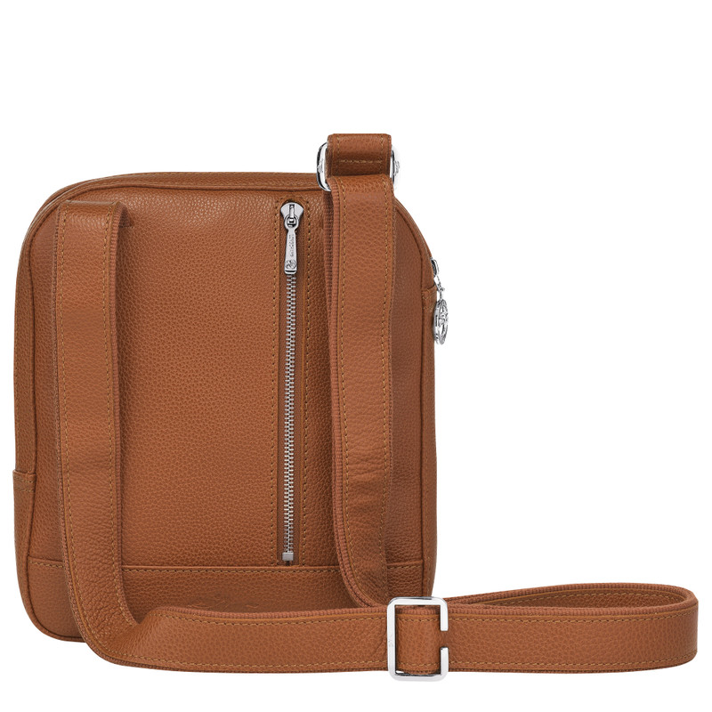 Le Foulonné XS Crossbody bag Caramel - Leather 4