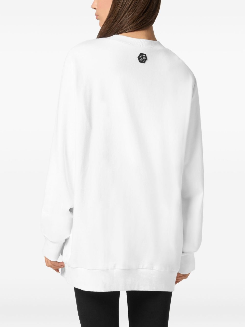 logo-embellished sweatshirt - 3