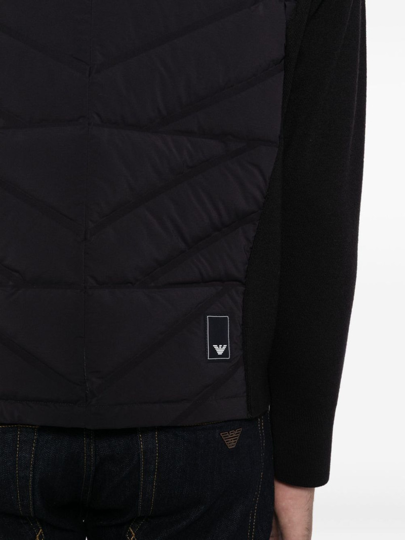 panelled padded jacket 5
