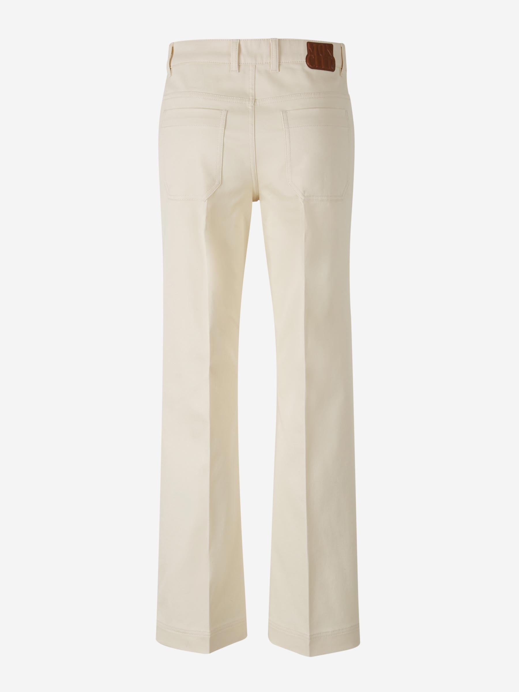 STRAIGHT GABARDINE TROUSERS - 2