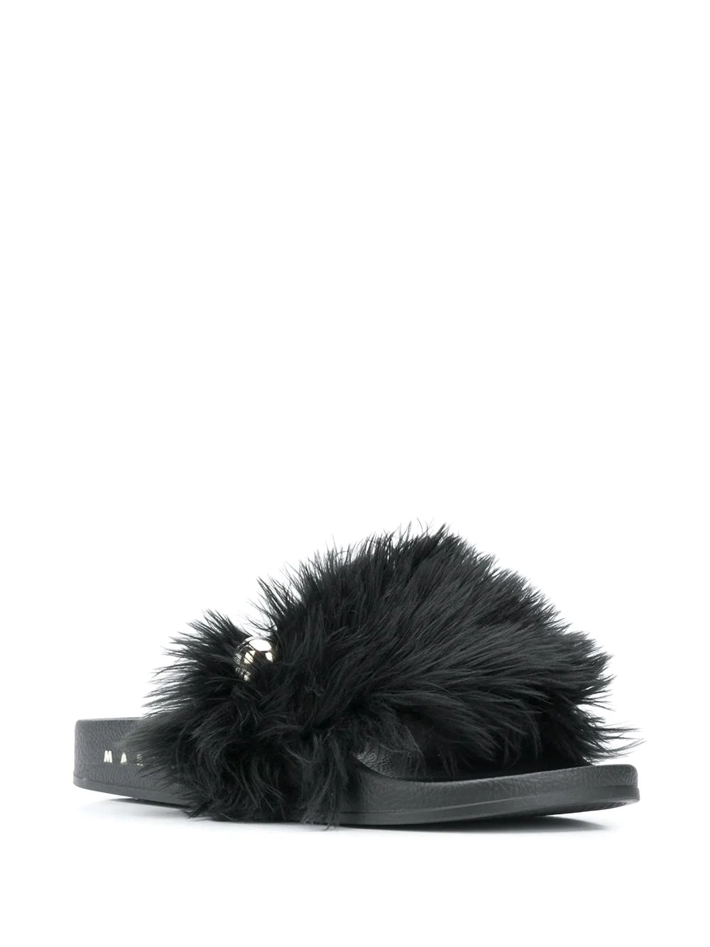 faux fur sliders - 2