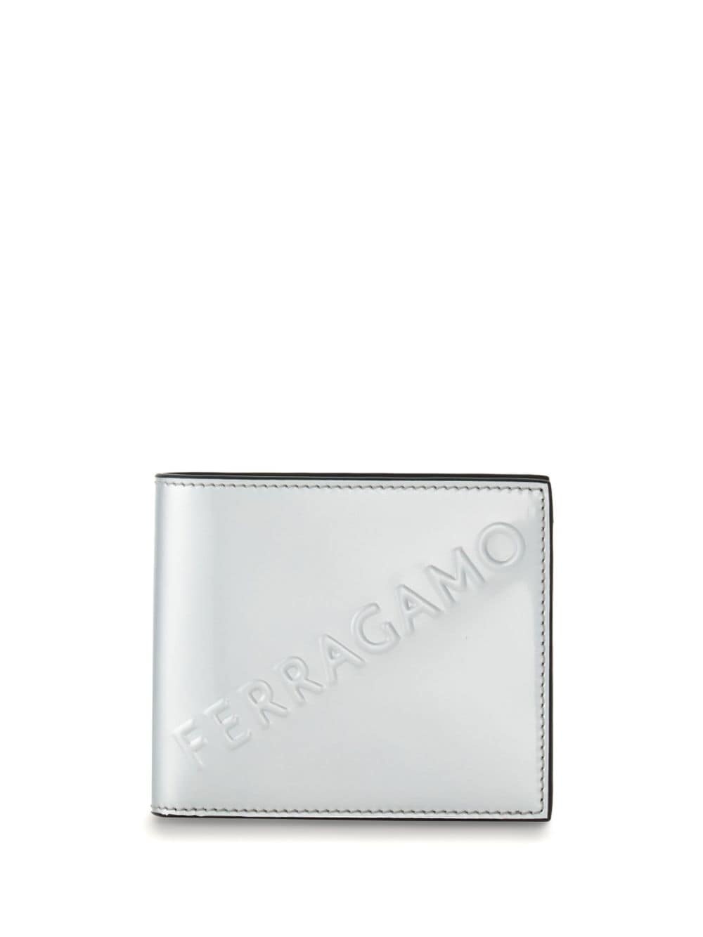 logo-embossed leather wallet - 1