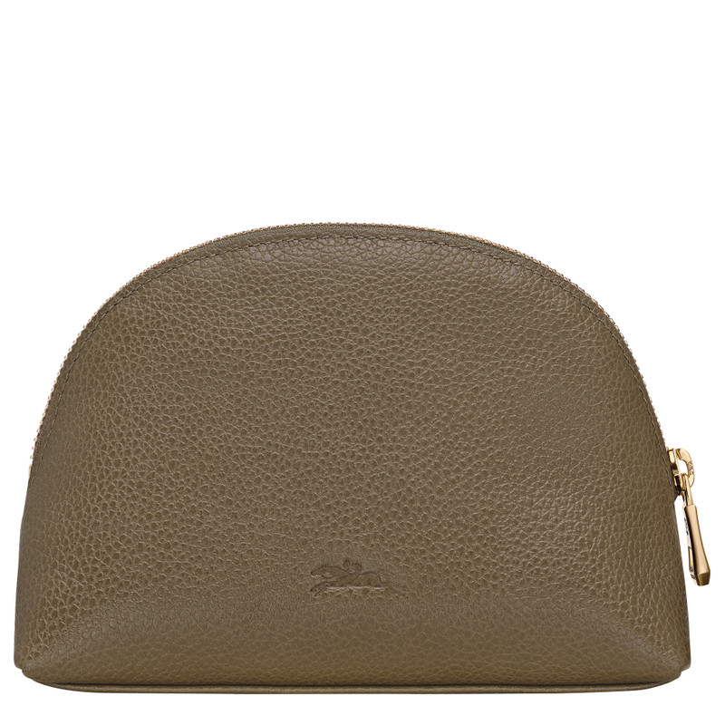 Longchamp Le Foulonné Pouch Caper - Leather outlook