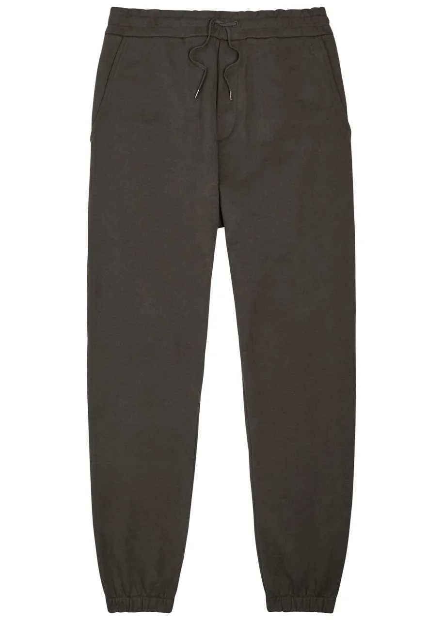 Saint Laurent Logo-embroidered Cotton Sweatpants - 1