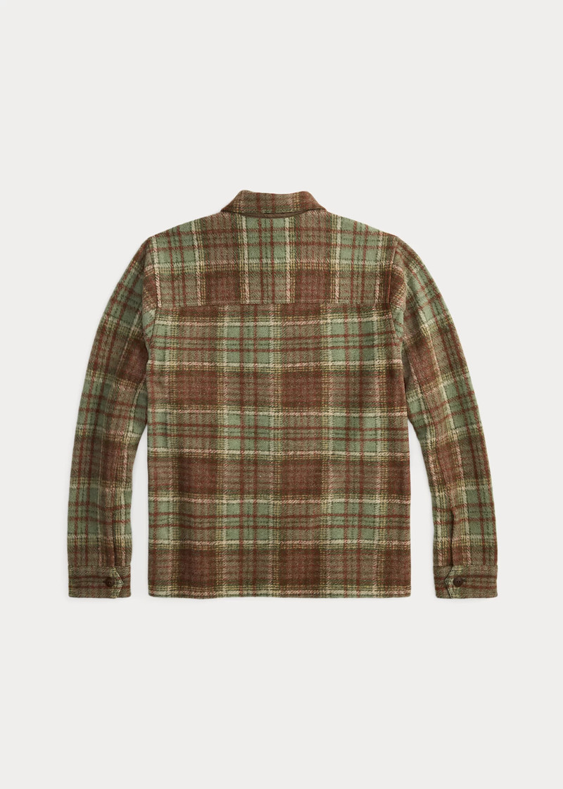 RRL by Ralph Lauren Plaid Wool-Blend Workshirt outlook