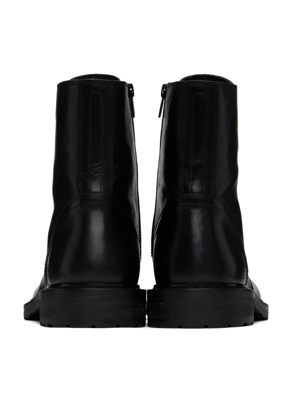 Black Combat Boots - 2