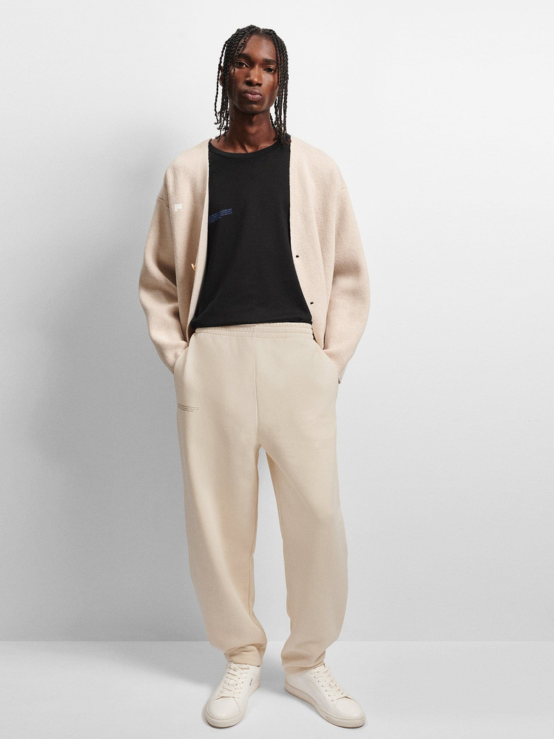 PANGAIA Mens DNA Barrel-Leg Track Pants - Undyed outlook