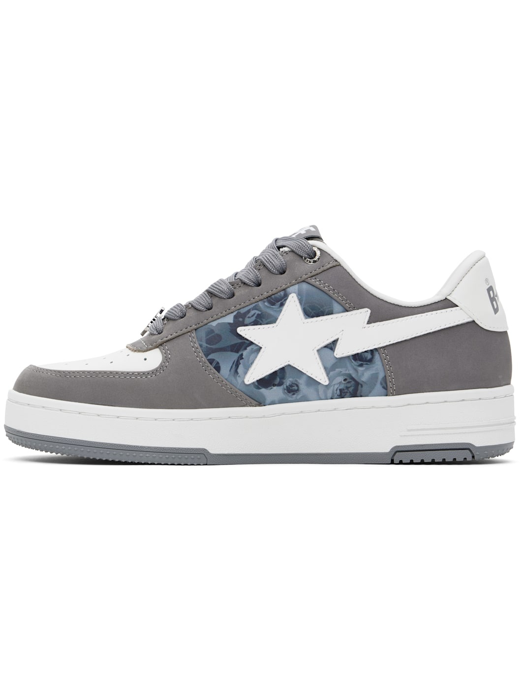 Gray & White Sta #2 Sneakers - 3