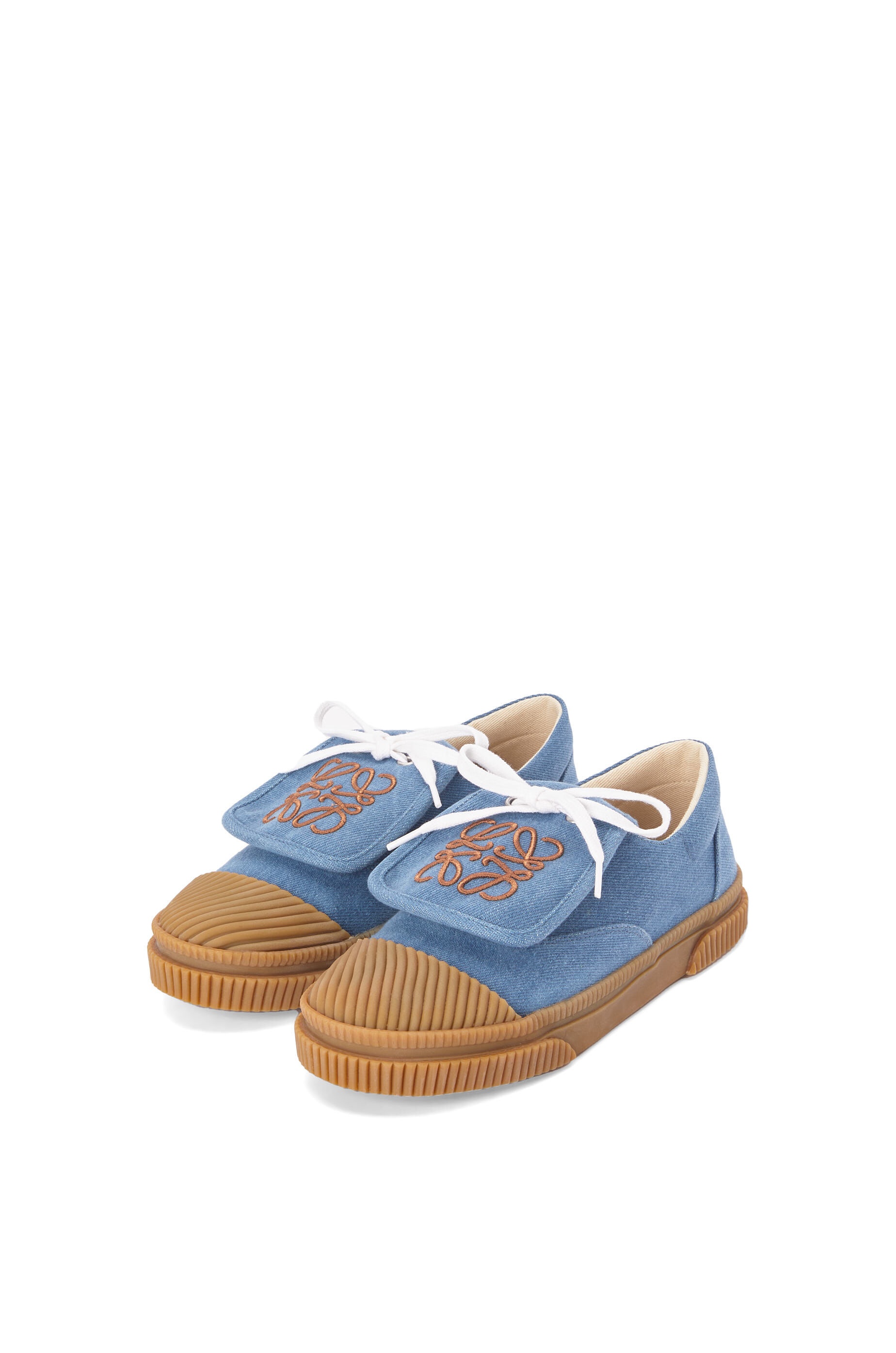 Flap sneaker in denim - 2