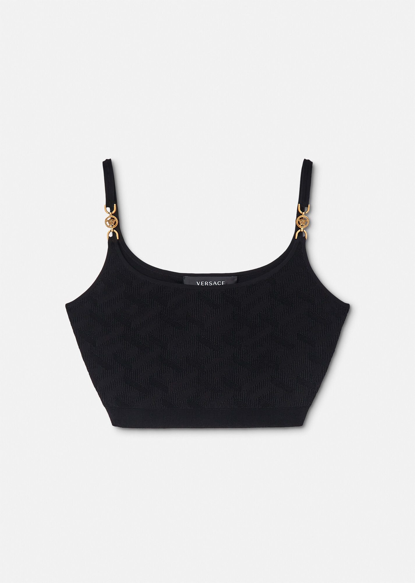 La Greca Medusa Jacquard Crop Top