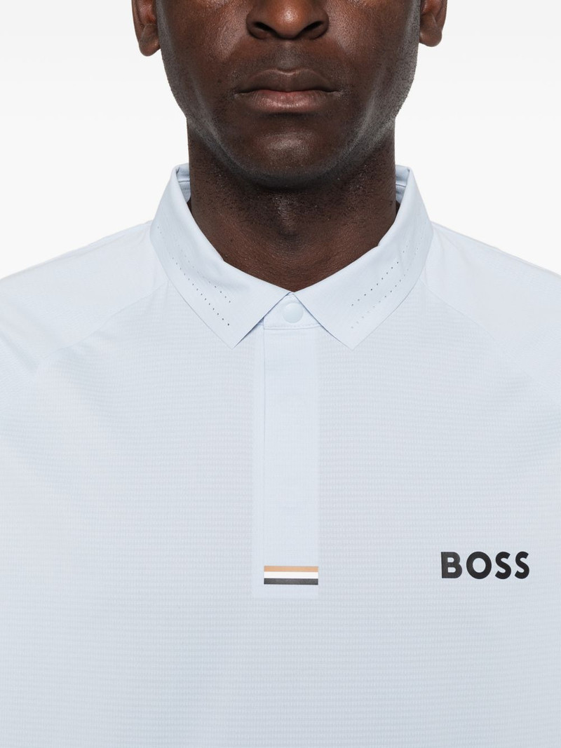 logo-print polo shirt 5