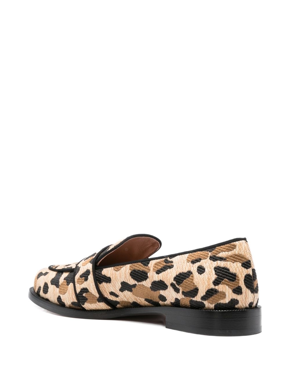 leopard-print loafers - 3