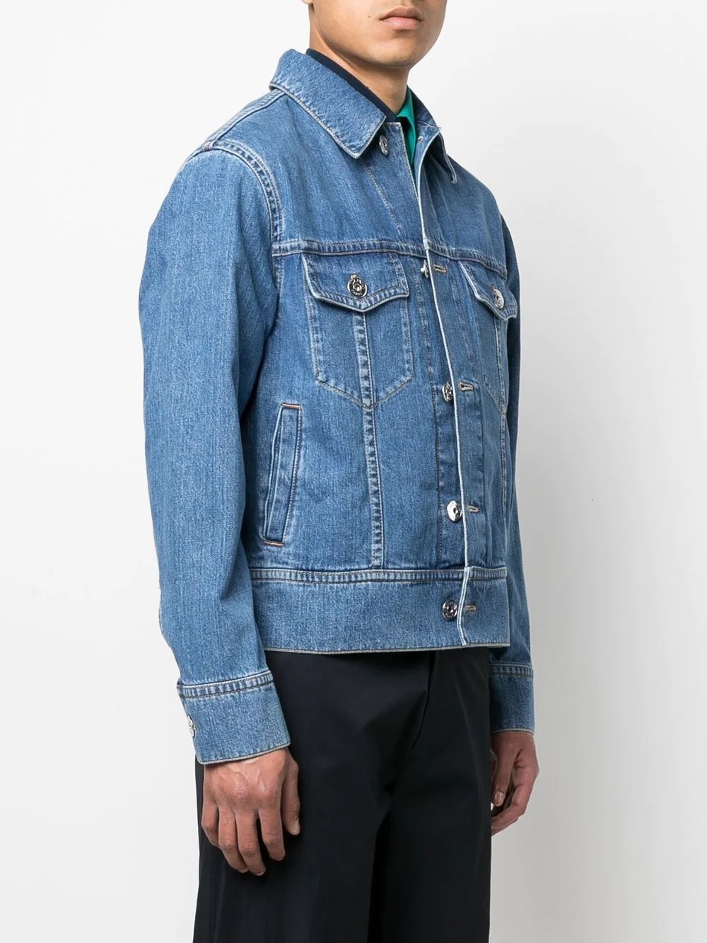 light wash denim jacket - 4