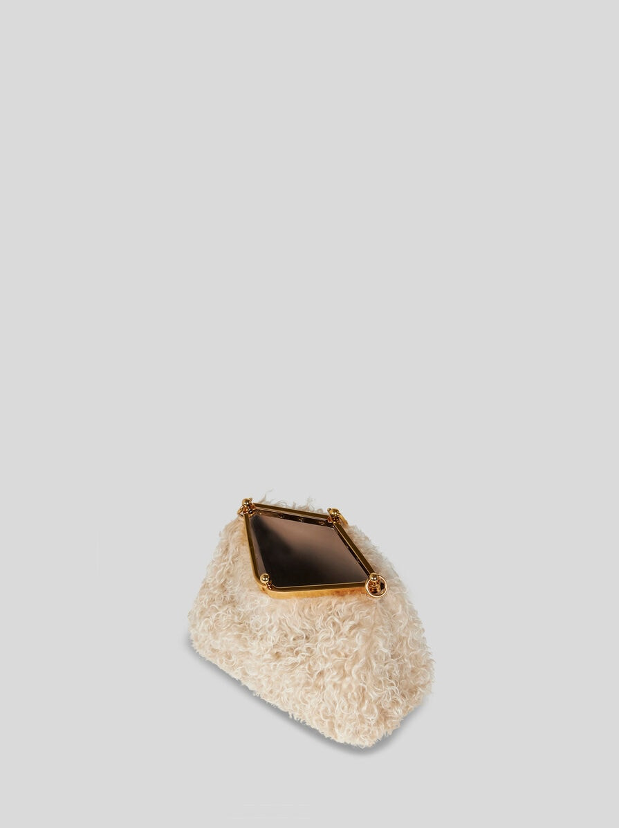 MINI WOOL AND MOHAIR VELA BAG - 4