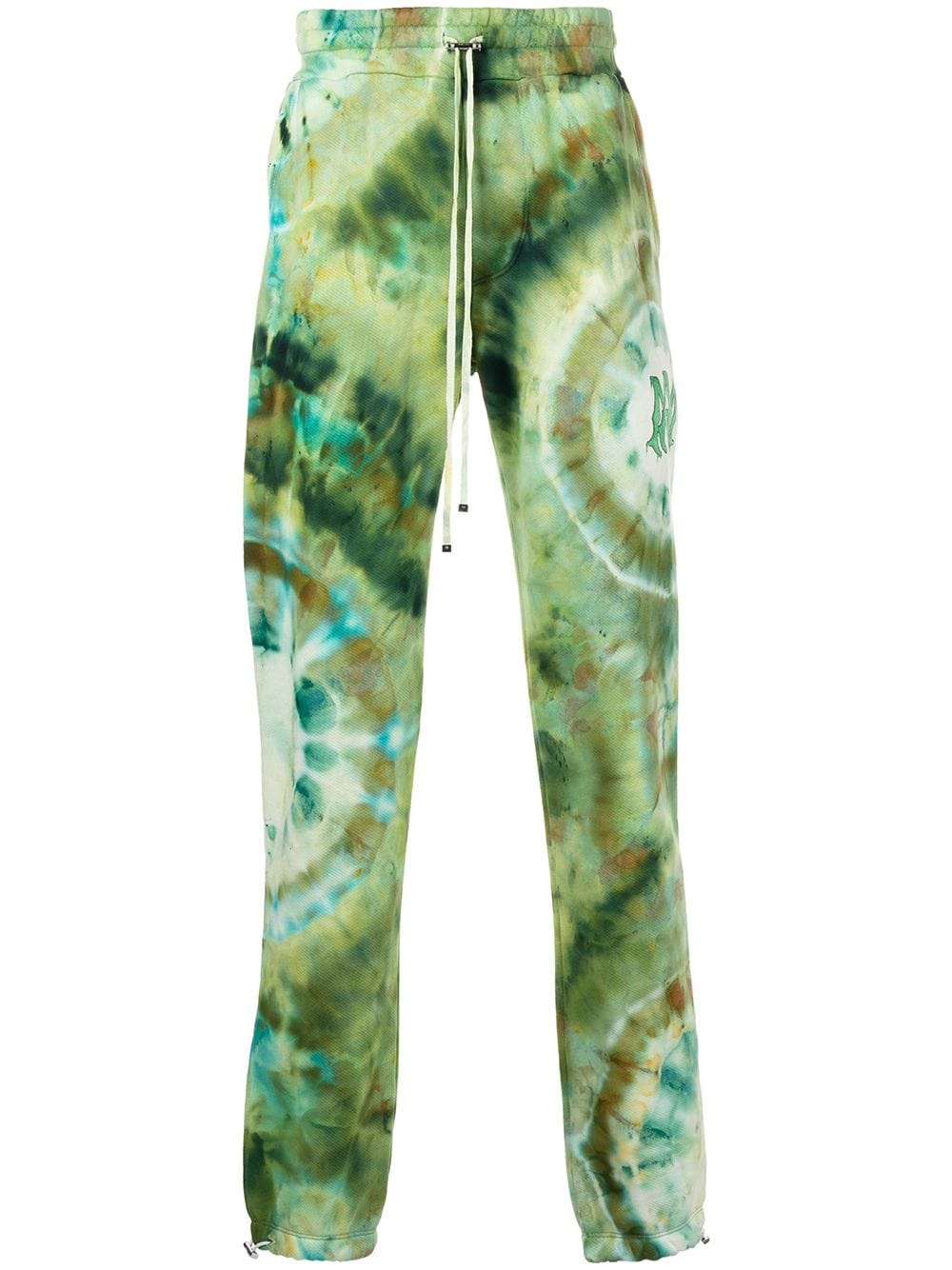 tie-dye cotton track pants - 1