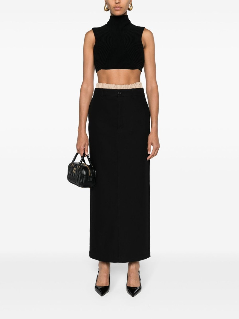 WARDROBE.NYC Drill column maxi skirt outlook