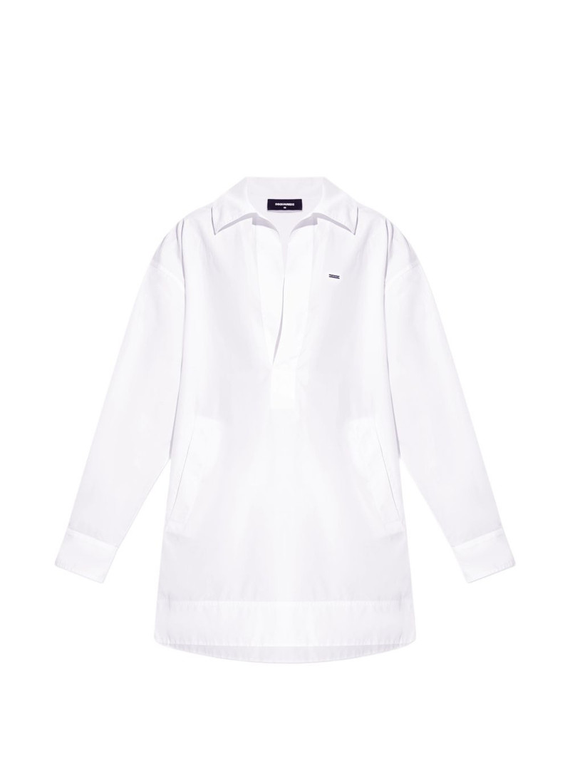 wingtip-collar mini dress 1